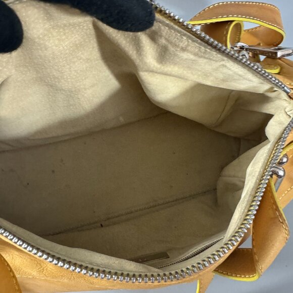 Marc Jacobs Yellow Leather Multi-pocket Satchel Bag - Picture 8 of 13